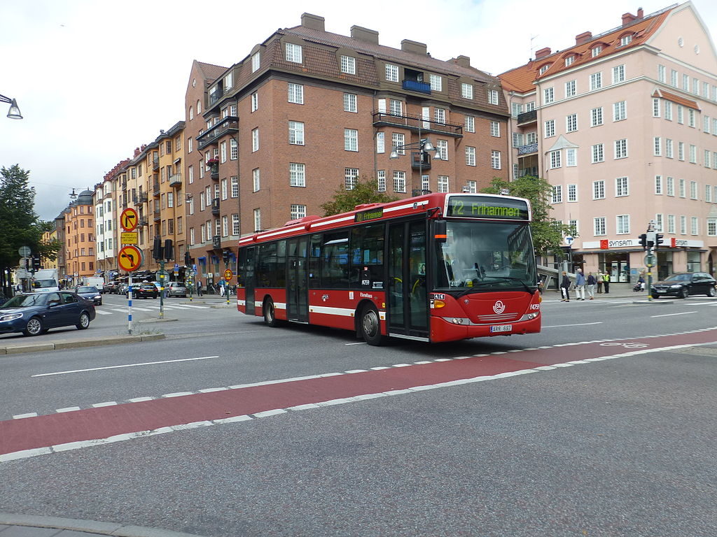 Bus 75 à Rörstrandsgatan