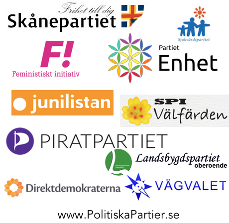 Logo autres partis politiques suédois