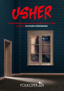Affiche de l'opéra Usher à Folkoperan
