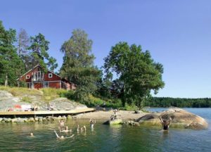 Plage à Siarö