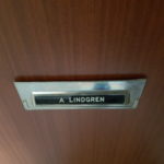 Porte de l'appartement d'Astrid Lindgren