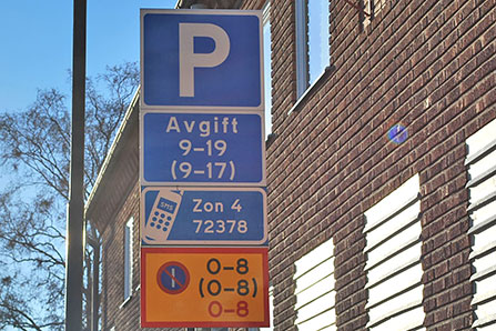 Pancarte de parking