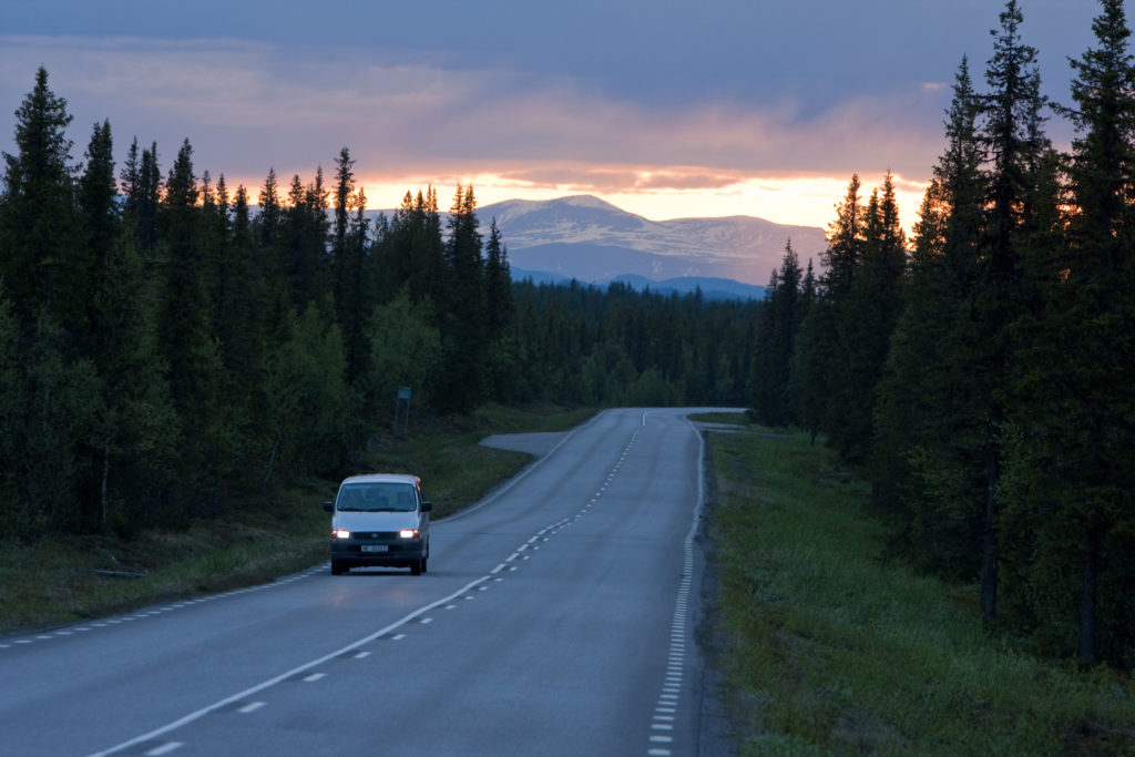 Route dans la forêt