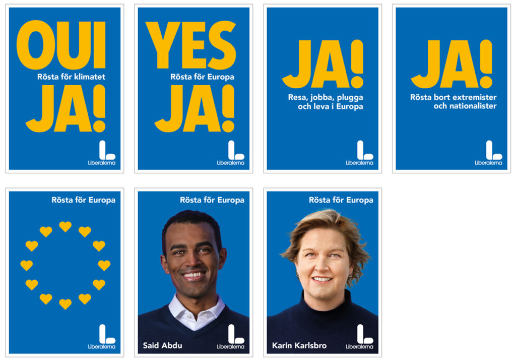 Campagne électorale européenne de Liberalerna