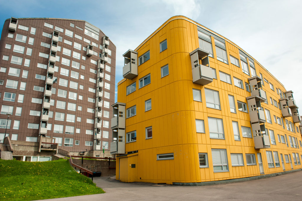 Immeubles à Kiruna