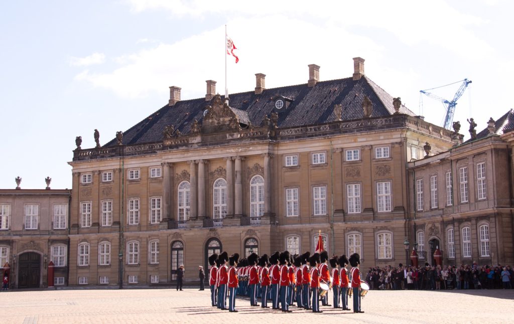 Le palais d'Amelienborg