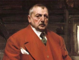 Anders Zorn, Autoportrait en rouge (1915)