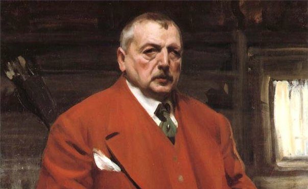 Anders Zorn, Autoportrait en rouge (1915)