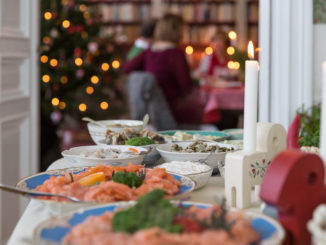 Julbord, table de Noël