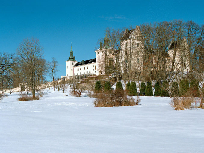 Le château de Tyresö l'hiver