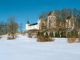 Le château de Tyresö l'hiver