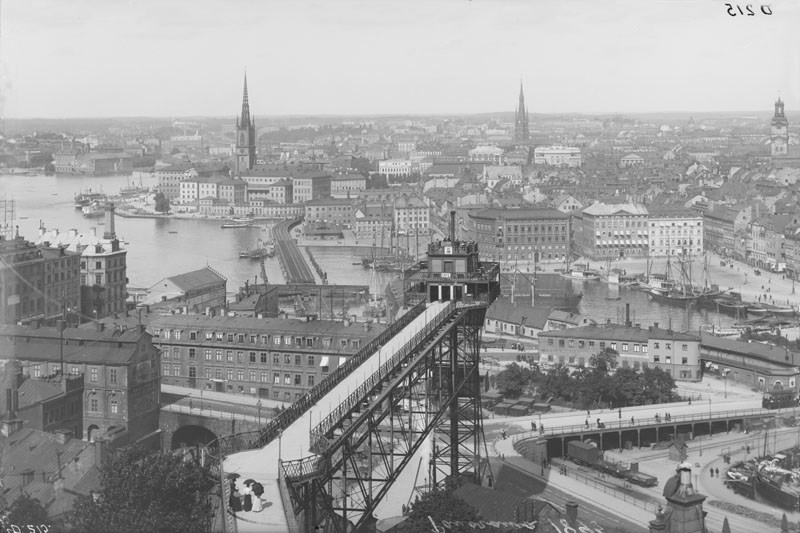 Utsikt från Mosebacke mot Gamla Stan och Riddarholmen