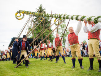 Midsommar en Dalécarlie