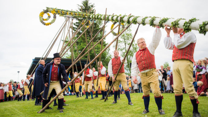 Midsommar en Dalécarlie