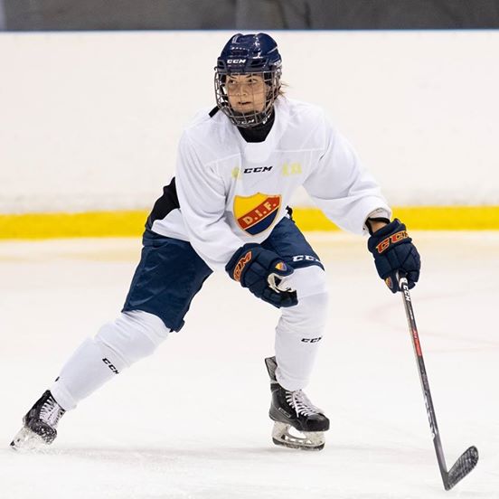 Gwendoline Gendarme sur la glace