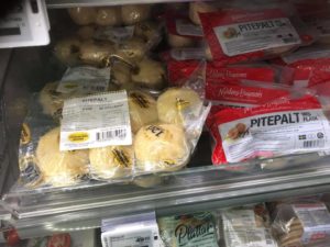 Palt dans un supermarché