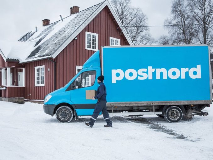 Livraison de colis par PostNord