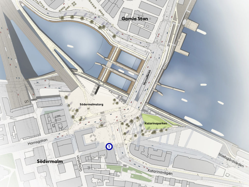 Plan du nouveau Slussen