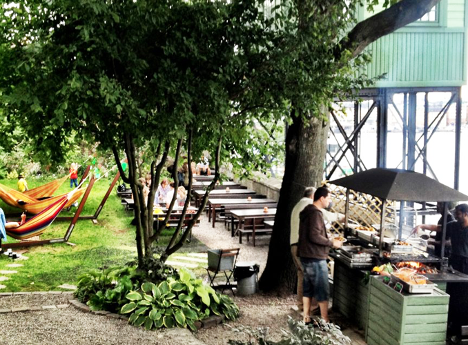 Terrasse en plein-air de Hermans