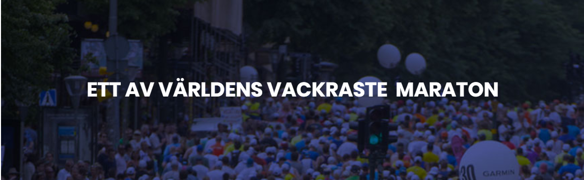 Site Internet du marathon de Stockholm. ©Marathon de Stockholm, 2019