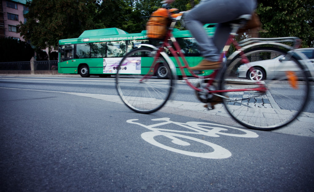 Vélo et bus