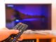 Télécommande et écran de télévision