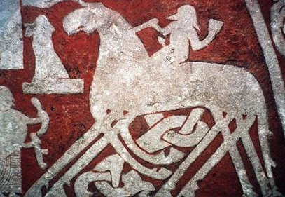 Ritual Ston - Odin Ritual stone - Odin