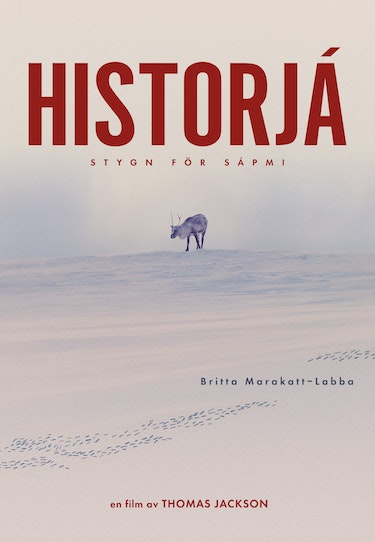 Affiche du film documentaire "Historjà, Stygn för Sápmi" de Thomas Jackson