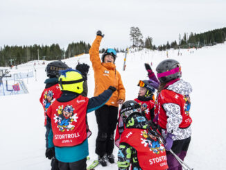 École de ski à Kläppen, Dalarna
