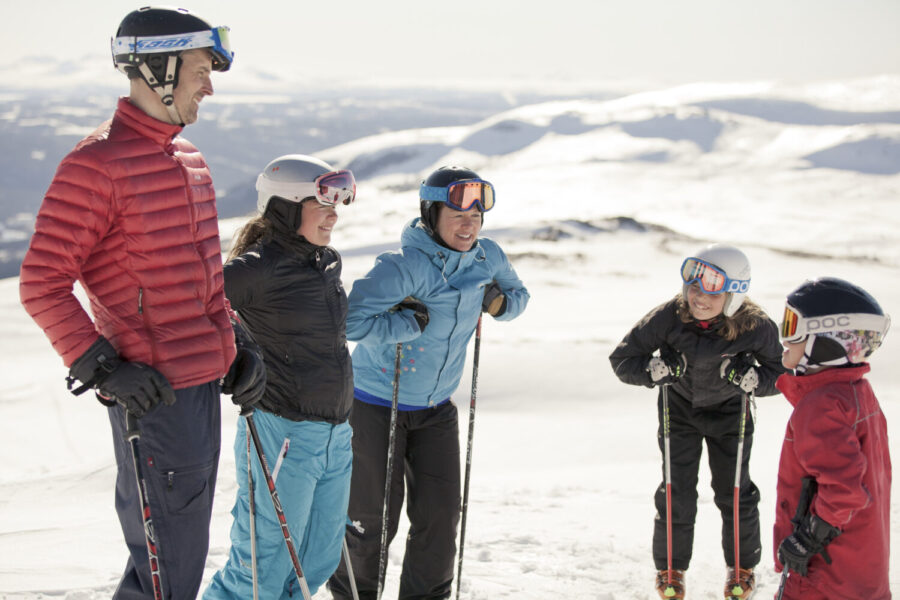 Skier en Suède, Åre, Jämtland