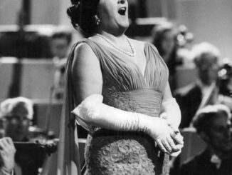 Birgit Nilsson sur scène